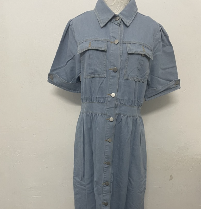 Miniatura: Casual Denim Dress for Women