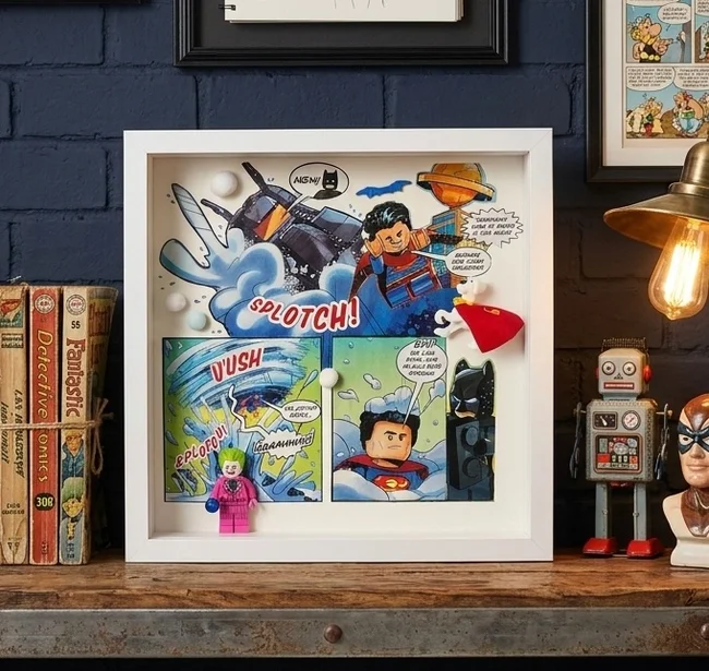 Un dettaglio delle opere di Frame To Play
