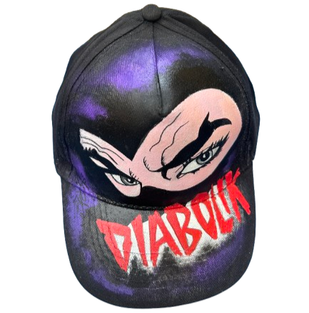 Cappellino Diabolik dipinto a mano | Size