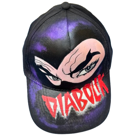 Cappellino Diabolik dipinto a mano | Size