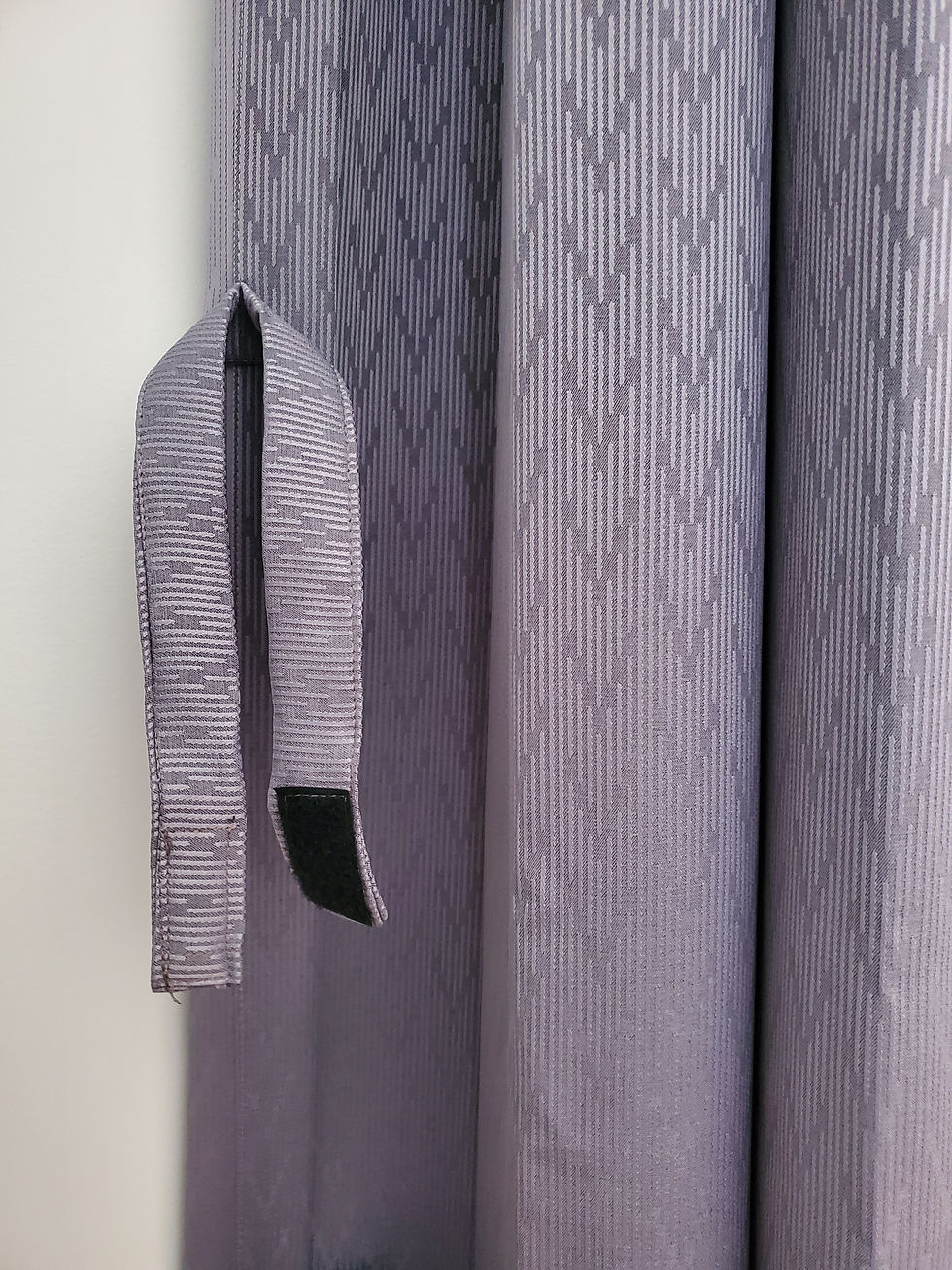 2 Pinch Style Curtains