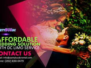 Affordable Wedding Solution with DC Limo Service