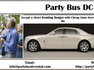 Accept a Strict Wedding Budget with Cheap Limo Service near Me
