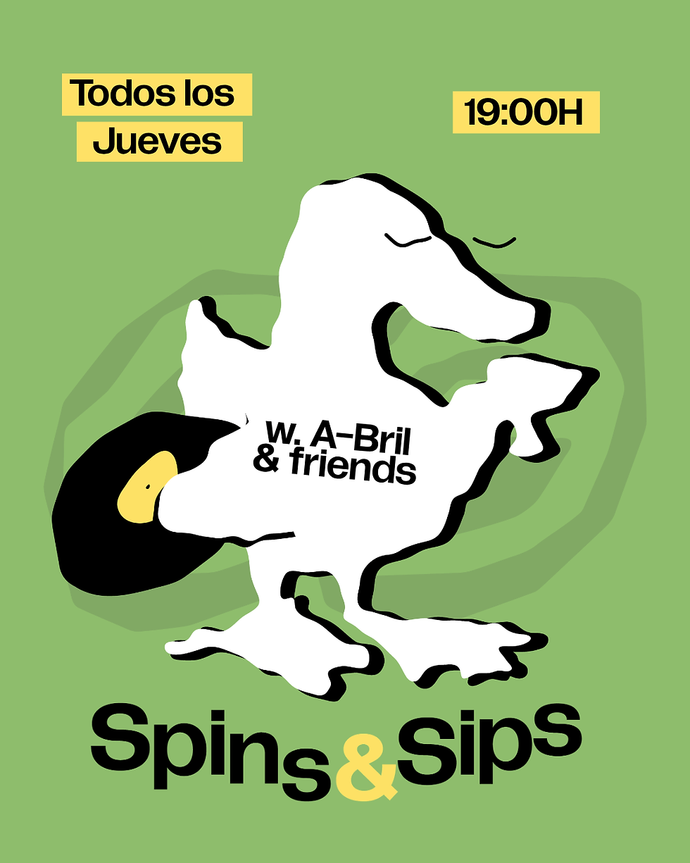 Spins & Sips w. A-Bril & friends