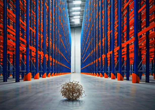 Stylized warehouse image