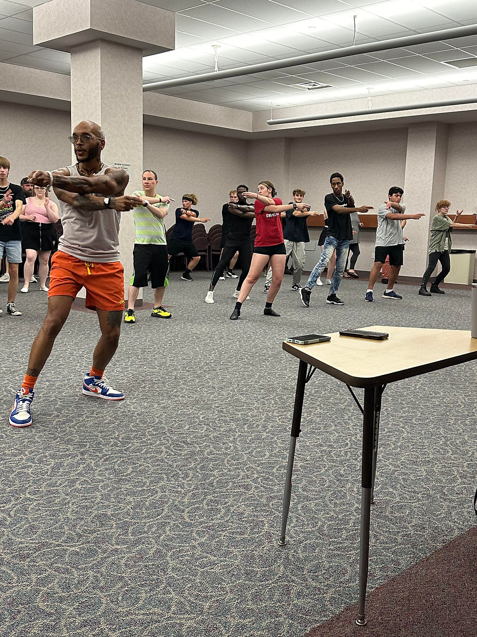 Decatur Underground Theater Musical Practice for SpongeBob
