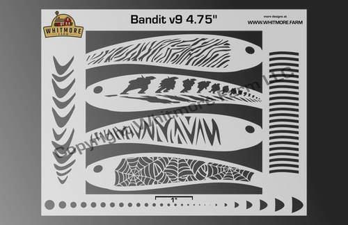 Bandit stencil V-9