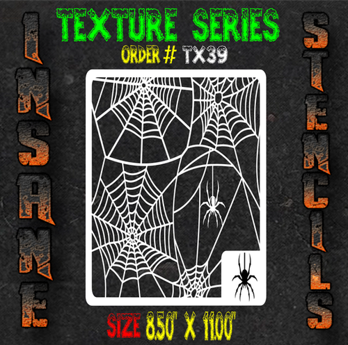 Large spider stencil