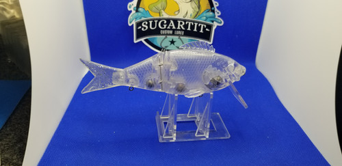 Jointed glide with fin