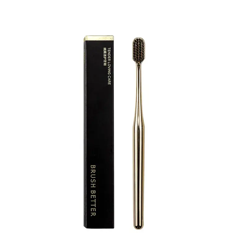 Thumbnail: Gold-Plated Soft-Bristle Toothbrush