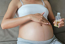 Pregnancy belly massage