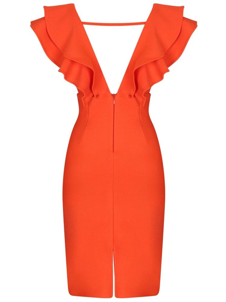 Thumbnail: STEPHY Ruffle Sleeve dress