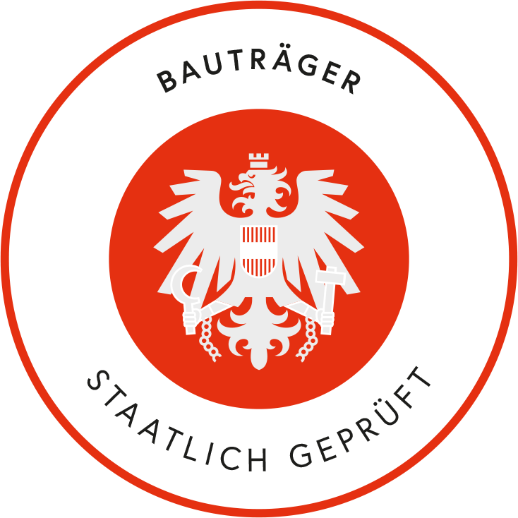 Siegel der staatlich geprüfte Bautraeger