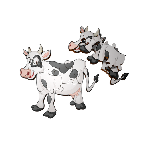 Cow Puzzle | Ionic Customs
