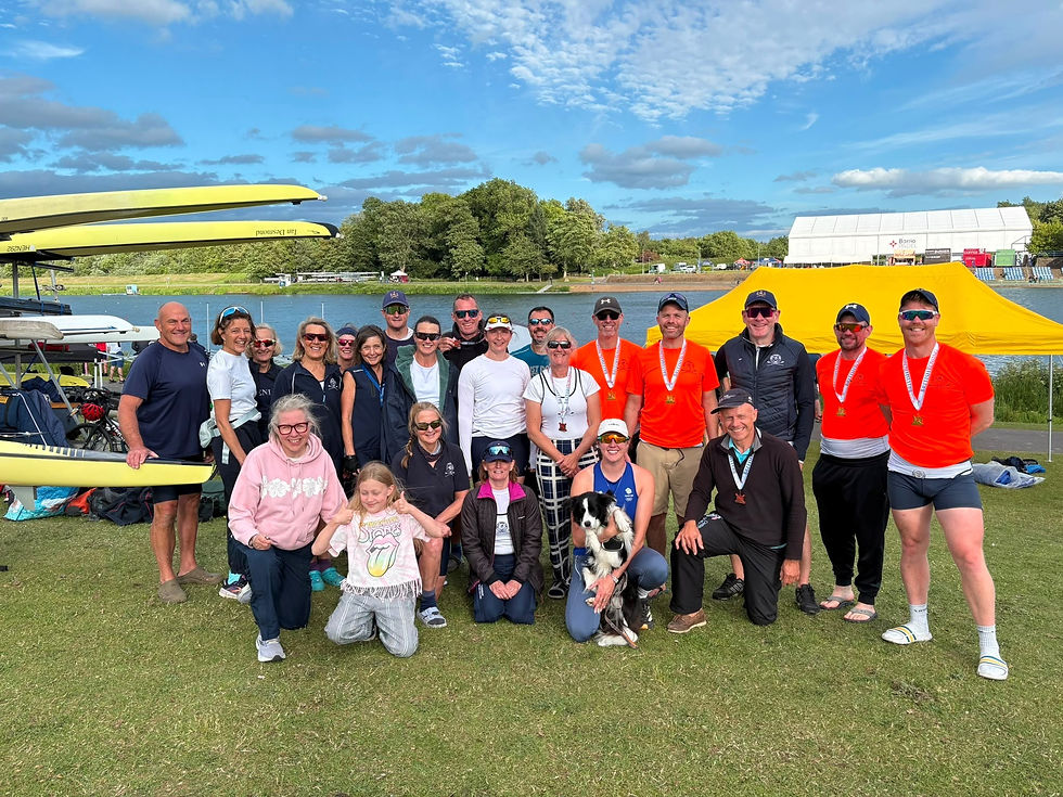 Henley athletes strike gold at British Rowing Masters Championships