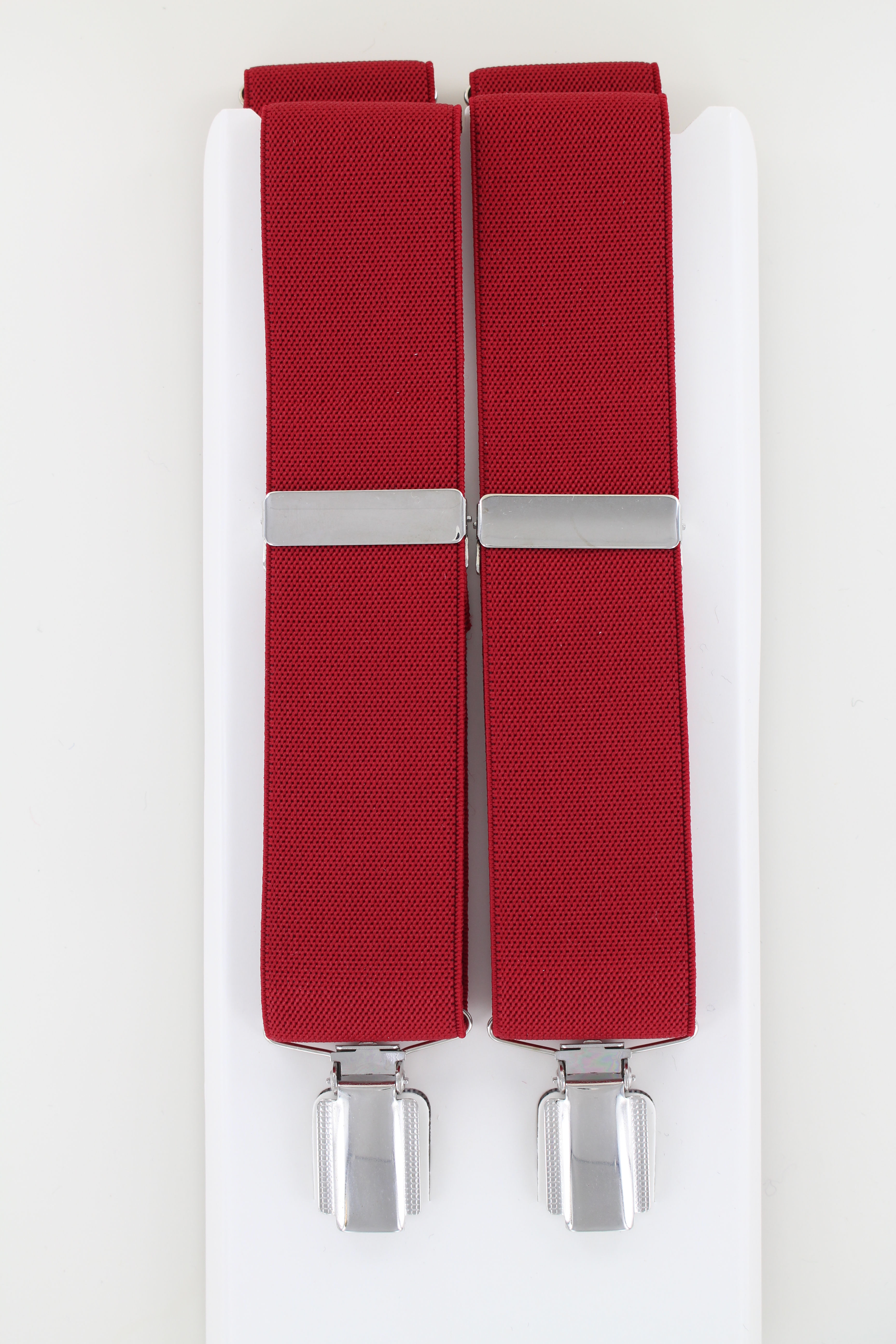 Classic Plain Braces Claret