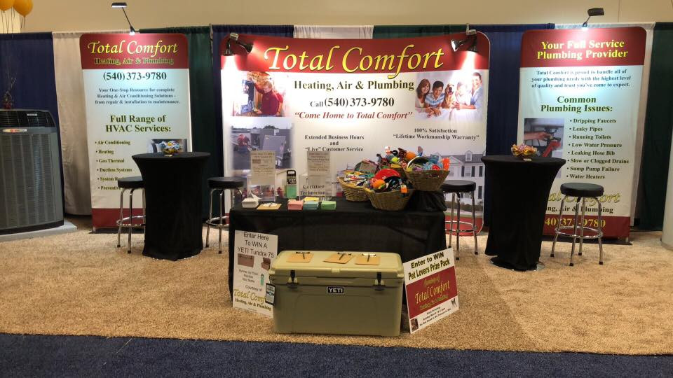 Total Comfort Trade Show Booth