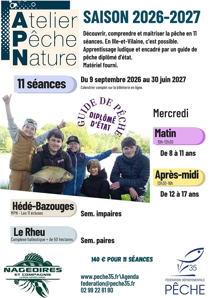 école de pêche ille et vilaine