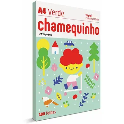 Papel Sulfite Chamex (Chamequinho) 100fls - Verde