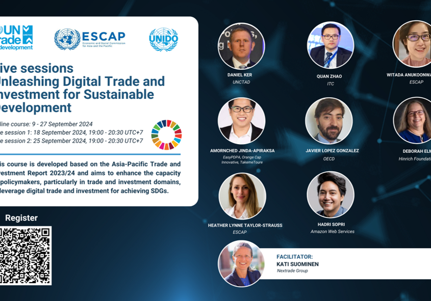 ESCAP digital trade in Asia-Pacific, Bangkok