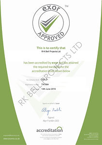 Exor certificate