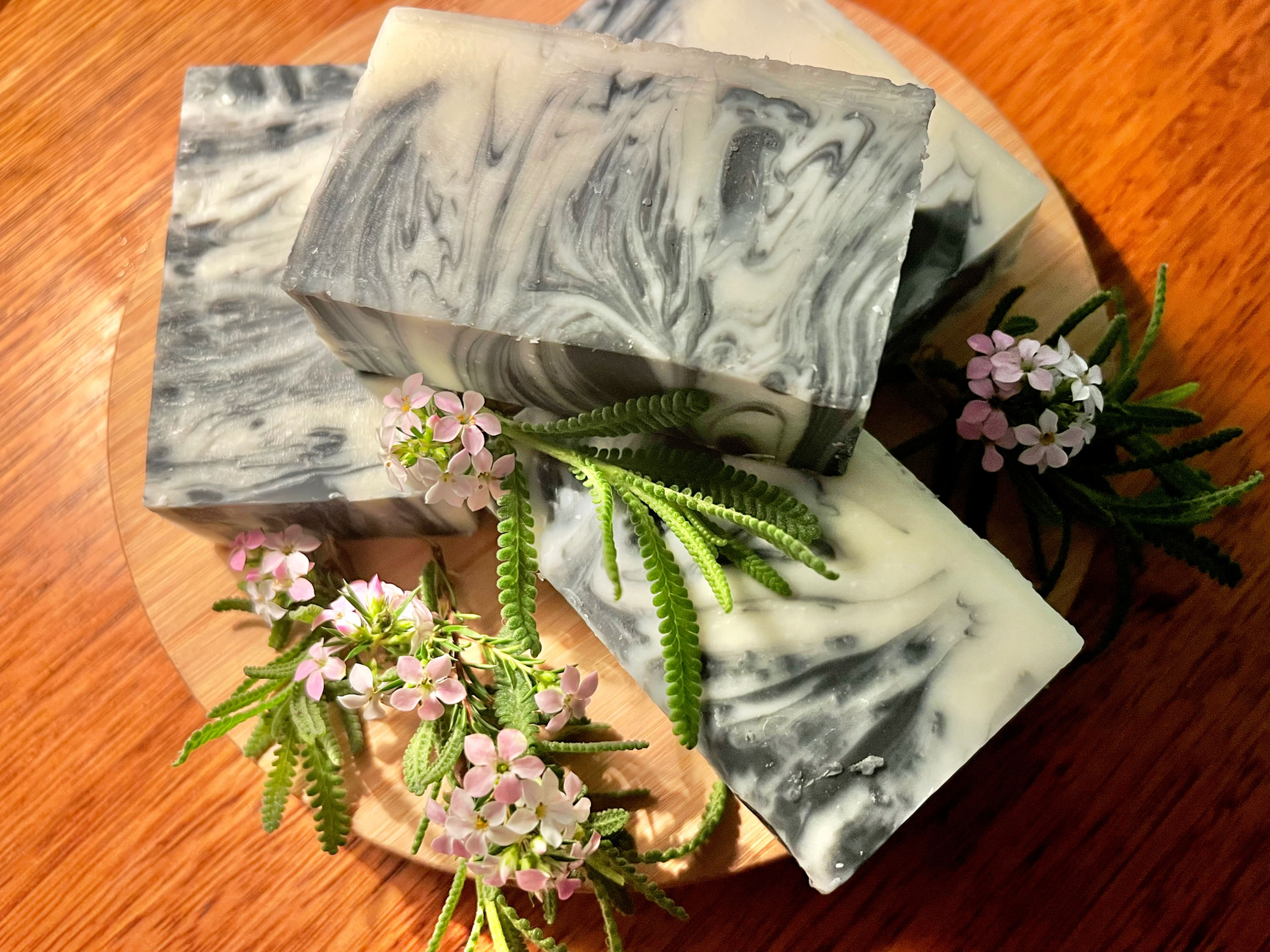 Organic Beef Tallow, Lavender & Charcoal Soap