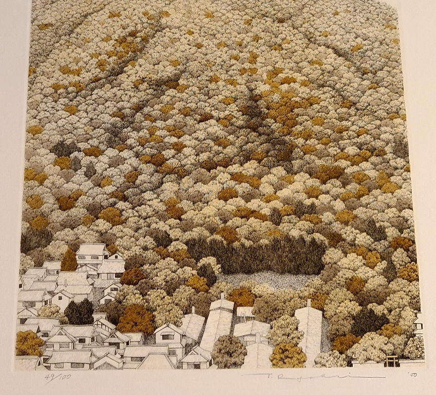 Thumbnail: Ryohei Tanaka (1933-2019) Tachikui Etching and Aquatint d2000 #49/100