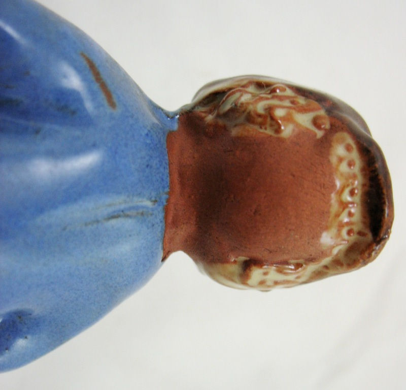 Thumbnail: Mid-Century Modern Britt Wedberg Keramik Sweden Figures of a Young Man/oung Girl