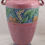 Thumbnail: Roseville Baneda Vase In Pink Mottled & Frosted Glazes 599-12 Original Condition
