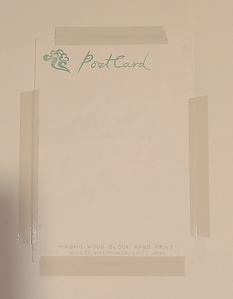 Thumbnail: Inagaki Toshijiro (Nengiro) (1902-1963) Blue Village Original Stencil Block