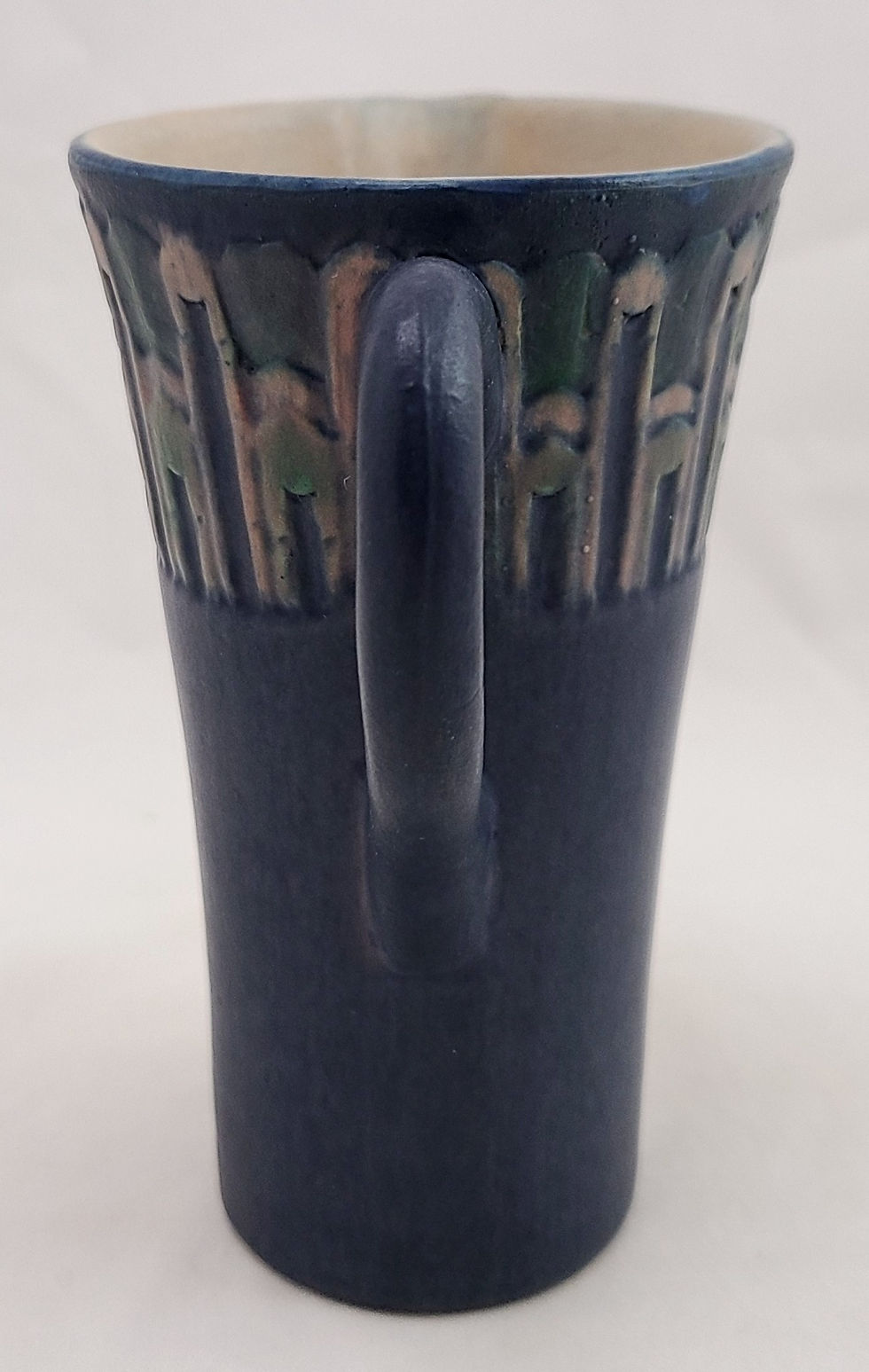Thumbnail: Newcomb College Espanol Carved Pitcher in Original Condition