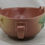 Thumbnail: Roseville Poppy 4" x 12" Center Console Bowl Blushed Pink/Yellow Glazes 338-10