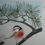 Thumbnail: Ashikaga Shizuo (1917-1991) 'Rose Finch Birds & Pine Tree'