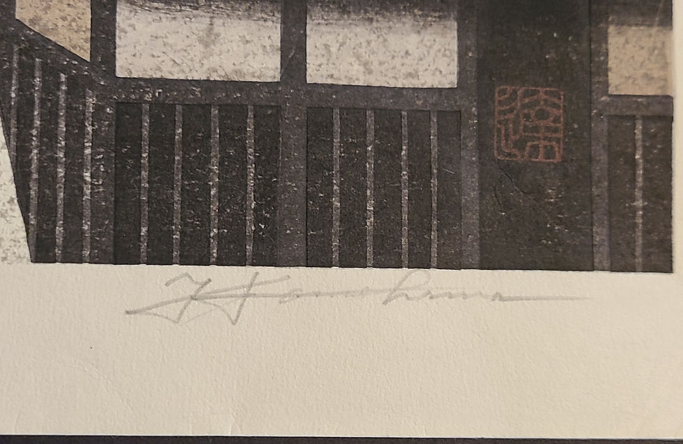 Thumbnail: Kawashima Tatsuo (b.1939) Autumn in Kyoto d1980 1st Ed., 224/230