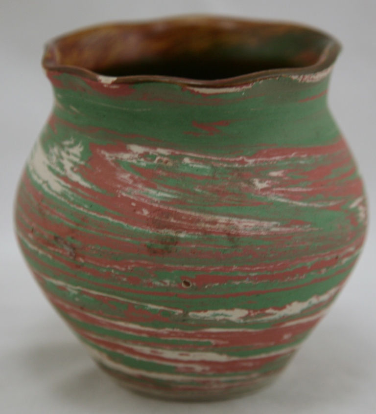 Thumbnail: Silver Spring Swirl Pottery Vase by Henry A. Graack Jr. c1950s-1960s