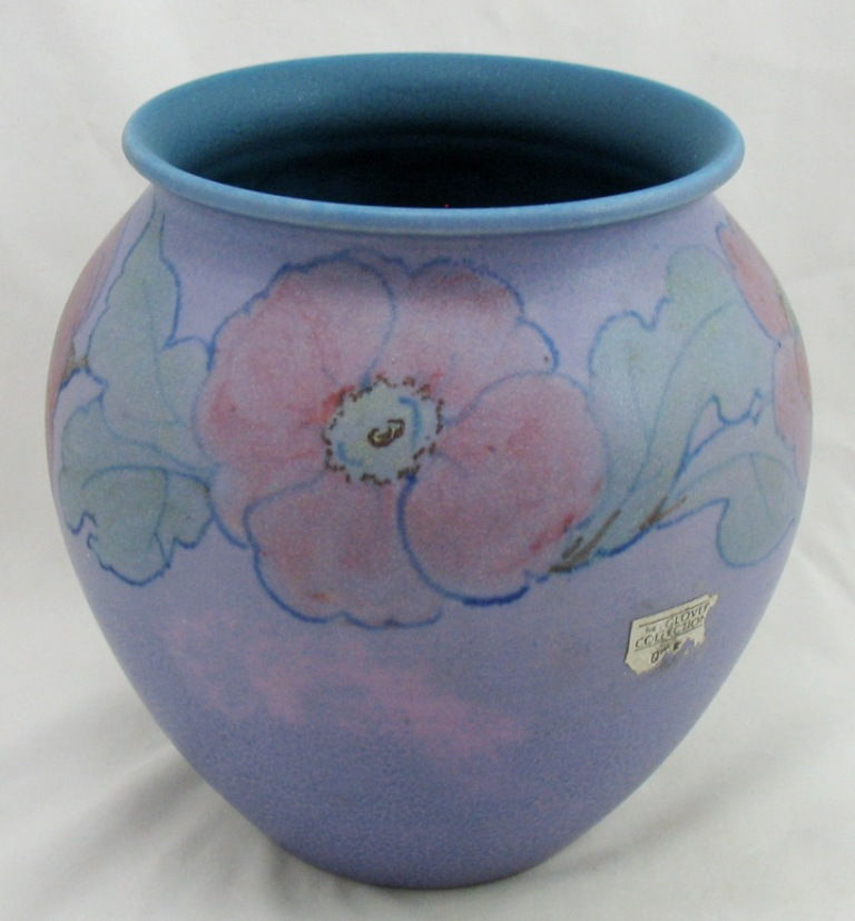 Thumbnail: Rookwood Glover Collection Decorated Mat/DBL Vellum Vase d1930 Katherine Jones