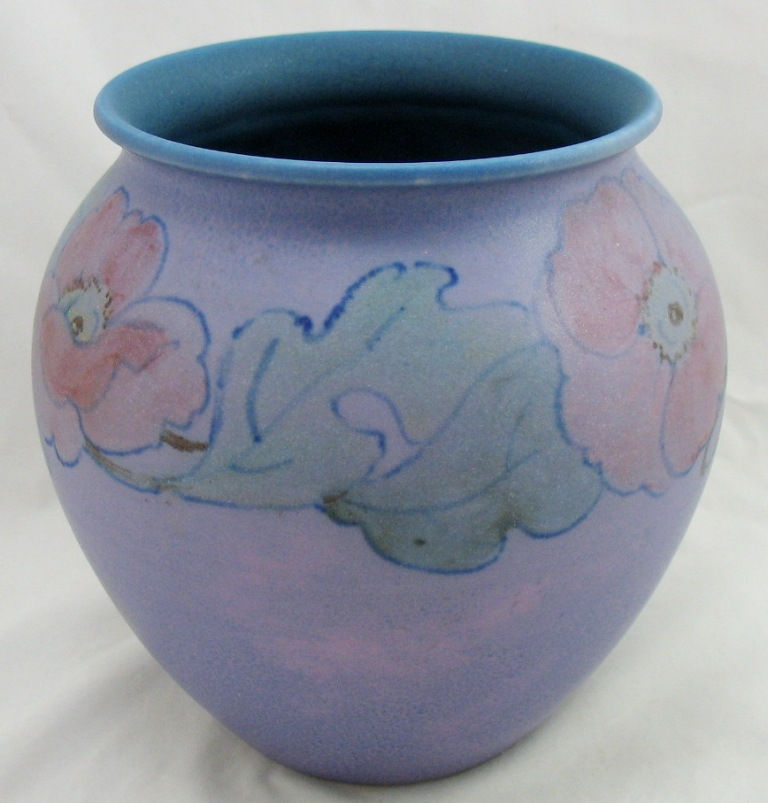 Thumbnail: Rookwood Glover Collection Decorated Mat/DBL Vellum Vase d1930 Katherine Jones