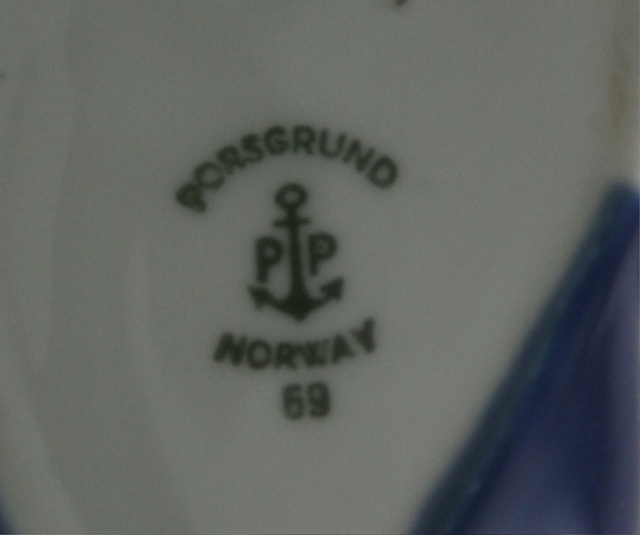 Thumbnail: Porsgrund Norway Little Girl Kneeling Porcelain Figural