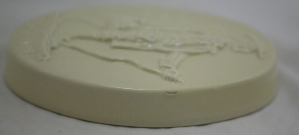 Thumbnail: Franklin Pottery Paperweight of Benjamin Franklin Lansdale, PA c1925