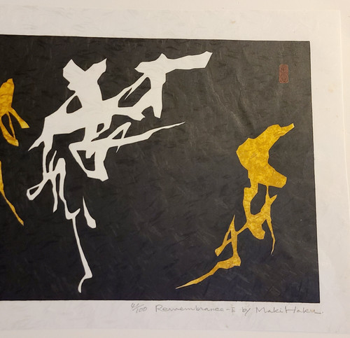 Maki Haku (1924-2000) 'Remembrance-E' 1st ED. d1962 #41/100