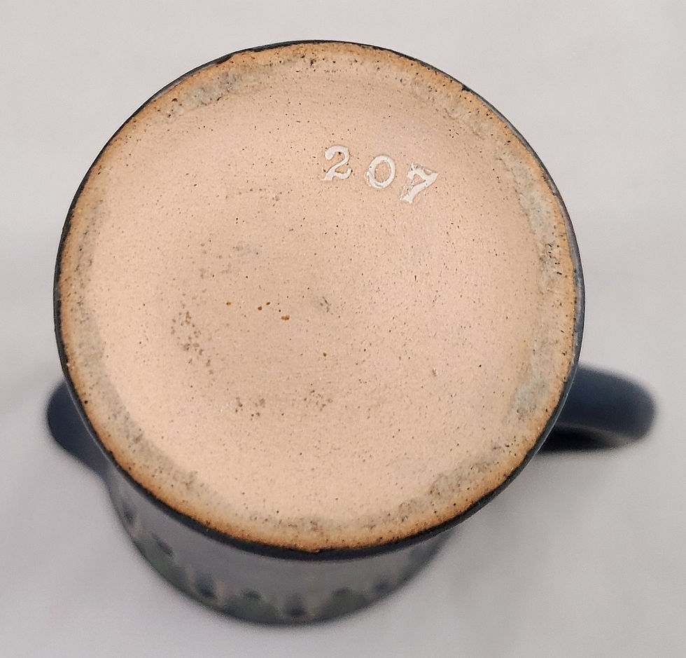 Thumbnail: Newcomb College Espanol Carved Pitcher in Original Condition