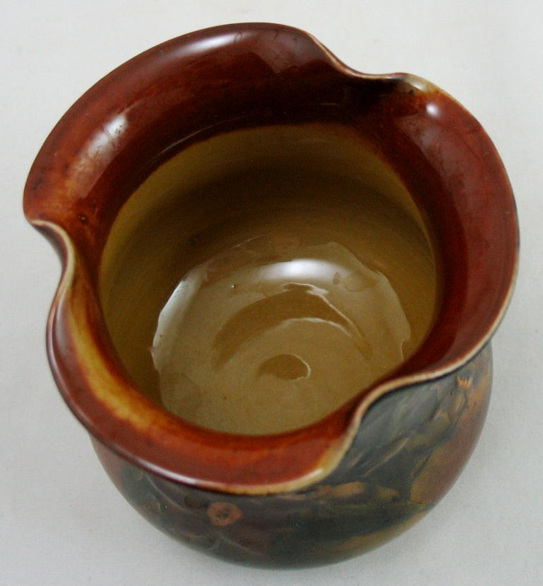 Thumbnail: Rookwood Standard Glaze Match Holder d1891 582 Artist Ed Abel Design WWT