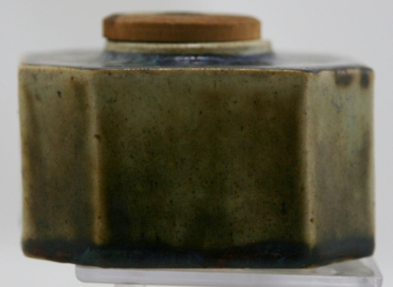 Pierre-Adrien Dalpayrat Bourg-La-Reine Inkwell Sang-De-Boeuf/Turquoise FR625