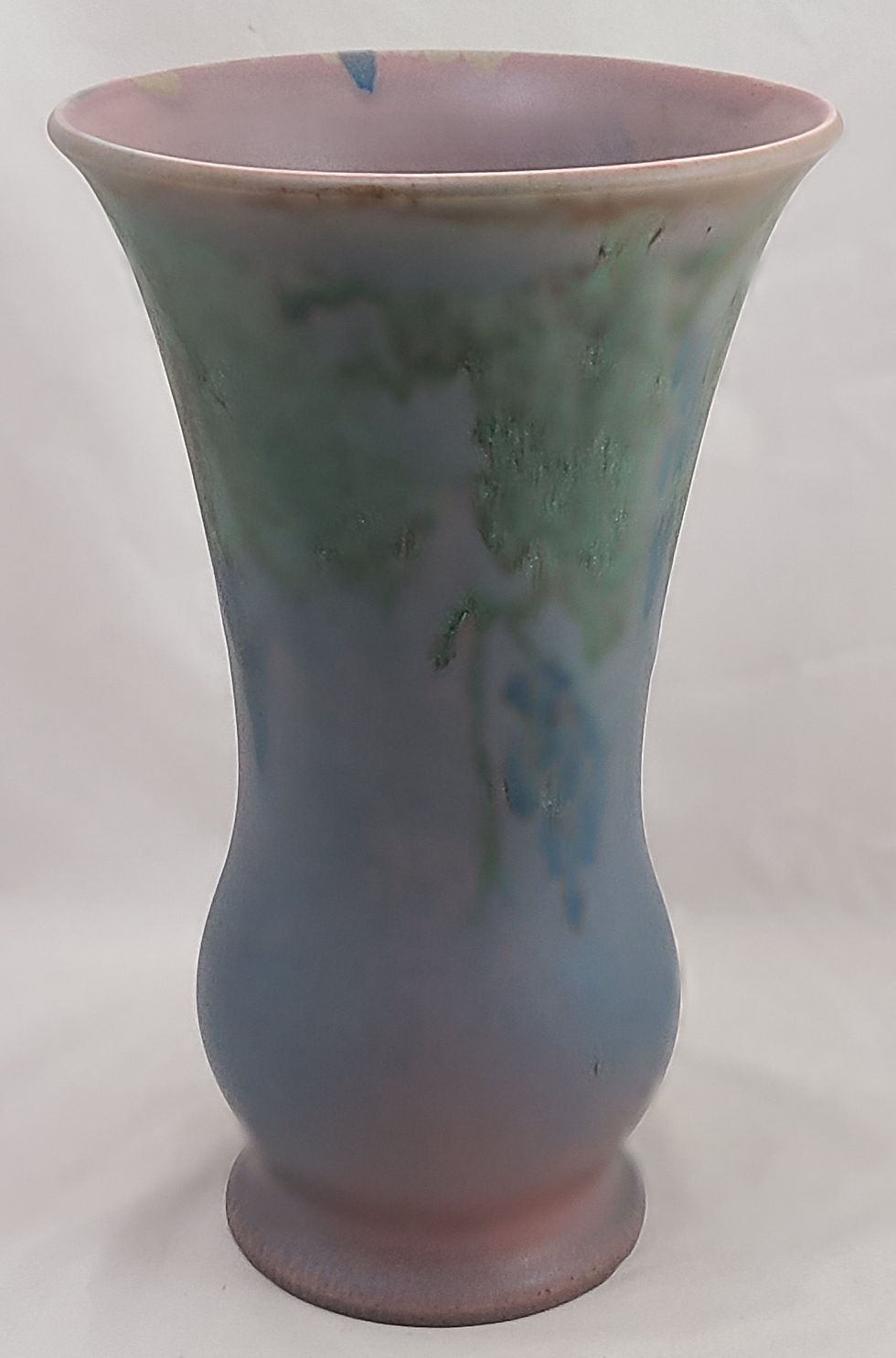 Thumbnail: Rookwood Decorated Mat Vase Wisteria Blossoms Elizabeth Barrett d1925 JDW Design