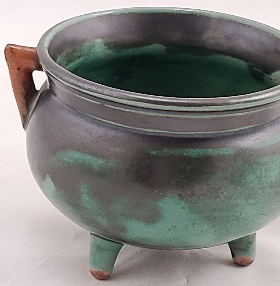Thumbnail: Upsala Ekeby Sweden Art Deco Earthenware Footed Vessel c1930