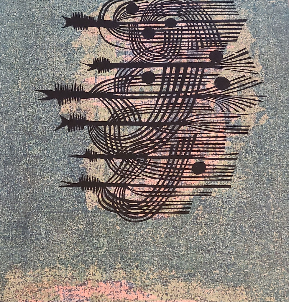 Thumbnail: Fujita Fumio (b.1933) Composition Group A. d.1965 Edition: Artist Proof