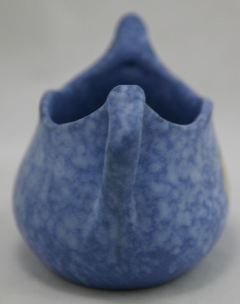 Thumbnail: Dickota Pottery Urn/Vase in Mottled Blue & White Glaze