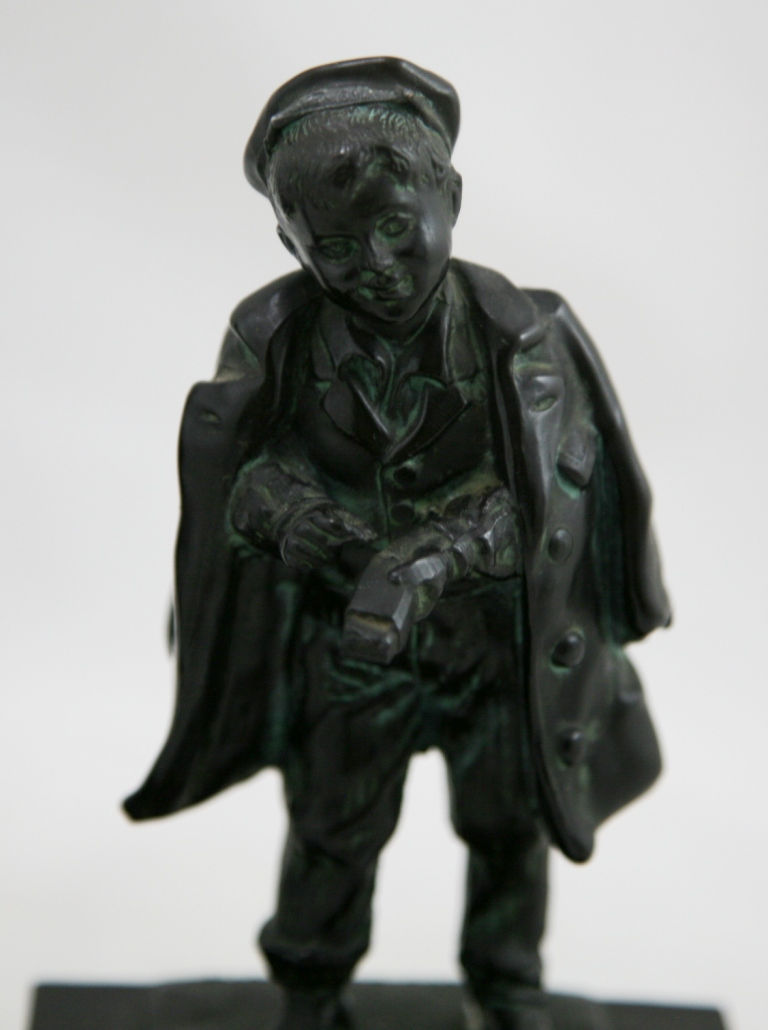 Thumbnail: Unknown 'Young Boy and Girl' Bookends c1920s