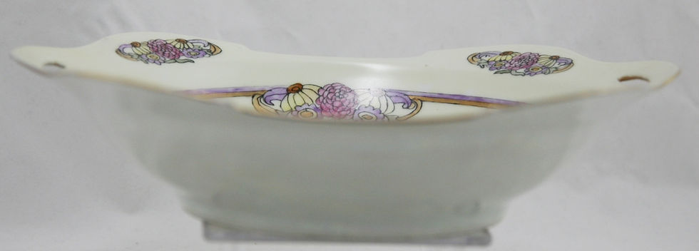 Thumbnail: RS Germany Bowl With American Satsuma-Style Decoration By Mary E. Hawkins
