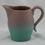 Thumbnail: Pfaltzgraff 4" Pitcher in Two Tone Rose Over Green Matte Glaze #214